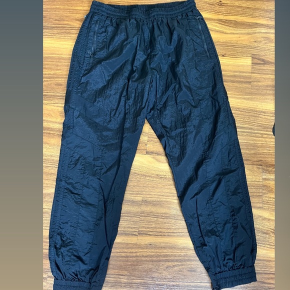 Men's Adidas Black Jogger Pants “Blue Version” - Picture 1 of 7